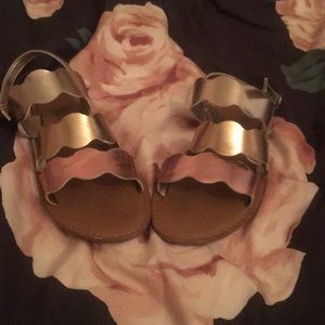 Silver,gold and rose gold sandals super cute!